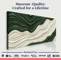 Green Rivers Abstract Wall Art VIII by Tailored Canvases