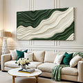 Green Rivers Abstract Wall Art VIII by Tailored Canvases