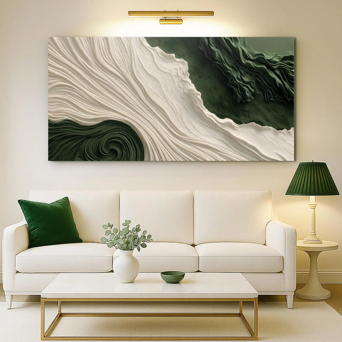 Green Rivers Abstract Wall Art XI by Tailored Canvases