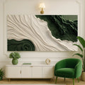 Green Rivers Abstract Wall Art XI by Tailored Canvases