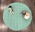 Organic Play Mat | Round | Basil Green by Finn + Emma