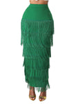 Long Tassel Skirt