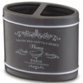 4 Piece Set: Home Basics Paris Collection Bathroom Accessories by DailySale