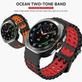 Silicone Samsung Galaxy 7 Ultra Watch Band 47MM by Arleathercraft
