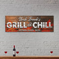 Grill And Chill Sign II by Tailored Canvases