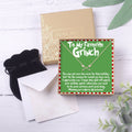 Grinch Christmas Double Intersecting Arrows Necklace by Dear Ava