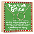 Grinch Christmas Interlocking Circles Necklace by Dear Ava
