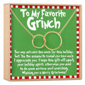 Grinch Christmas Interlocking Circles Necklace by Dear Ava