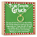 Grinch Christmas Linked Circles Necklace by Dear Ava