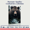 Grizzly Bear Double Exposure Wall Art by Tailored Canvases