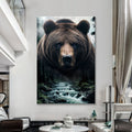 Grizzly Bear Double Exposure Wall Art by Tailored Canvases
