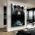 Grizzly Bear Double Exposure Wall Art by Tailored Canvases