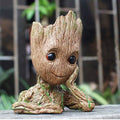 Groot Pen Pot Tree Man Pens Holder or Flower Pot with Drainage Hole by DailySale