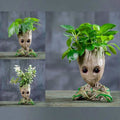 Groot Pen Pot Tree Man Pens Holder or Flower Pot with Drainage Hole by DailySale