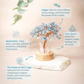 Guardian Angel Lamp of Protection - Aquamarine Tree by Conscious Items