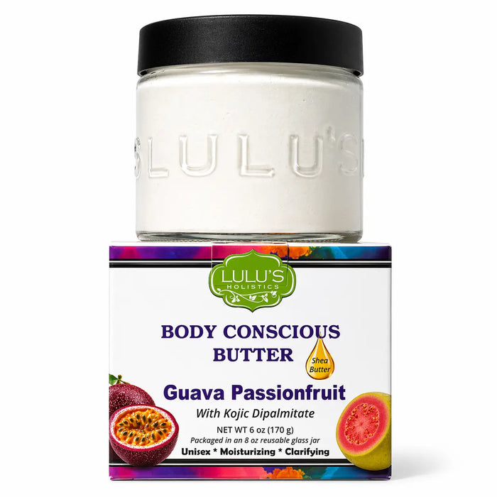 Guava Passionfruit Kojic Whipped Shea Body Butter – Target Uneven Tone & Glow by Lulu’s Holistics