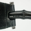 Guccci Bamboo Black Leather Shoulder Bag #5293 by Bolt Boutique