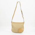 Gucci Beige GG Supreme Canvas Web/Horsebit Detail Crossbody Bag by Bolt Boutique