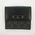 Gucci Black GG Canvas x Leather Card Case #2627 by Bolt Boutique