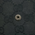 Gucci Black GG Canvas x Leather Compact Wallet #2643 by Bolt Boutique