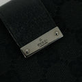 Gucci Black GG Canvas x Leather Compact Wallet #2643 by Bolt Boutique