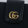 Gucci Black GG Marmont Leather Compact Wallet #2268 by Bolt Boutique