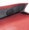 Gucci Black Leather Compact Wallet Red Trim #3723 by Bolt Boutique