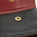 Gucci Black Leather Compact Wallet Red Trim #3723 by Bolt Boutique