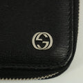 Gucci Black Leather Zip Around Clutch Bag #2574 by Bolt Boutique