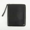 Gucci Black Leather Zip Around Clutch Bag #2574