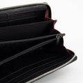 Gucci Black Micro Guccissima GG Pattern Leather Round Zipper Long Wallet #1877 by Bolt Boutique
