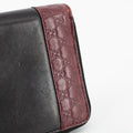 Gucci Black Micro Guccissima GG Pattern Leather Round Zipper Long Wallet #1877 by Bolt Boutique