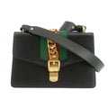 Gucci Black Sherry Line Leather Shoulder Bag #7685 by Bolt Boutique