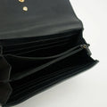 Gucci Black Sherry Line Leather Sylvie Long Wallet #2940 by Bolt Boutique