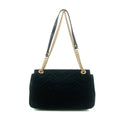 Gucci Black Velvet Loved Embroidered Marmont Shoulder Bag #6091 by Bolt Boutique
