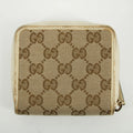 Gucci Brown GG Canvas Double Hook Compact Wallet #2644 by Bolt Boutique
