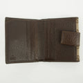 Gucci Brown GG Canvas x Leather Compact Wallet #2628 by Bolt Boutique