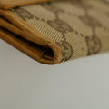 Gucci Brown GG Canvas x Leather Compact Wallet #2652 by Bolt Boutique