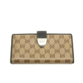 Gucci Brown GG Crystal Coated Canvas x Leather Continental Long Wallet #3907 by Bolt Boutique