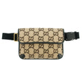 Gucci Brown GG Wool x Leather Belt Bag #2949 by Bolt Boutique