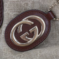 Gucci Brown Interlocking GG Canvas x Leather Shoulder Bag #2415 by Bolt Boutique