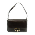 Gucci Brown Leather Silver Hardware Vintage Shoulder Bag #3556 by Bolt Boutique