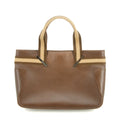 Gucci Brown Leather Web Tote Bag #3550 by Bolt Boutique