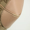Gucci Brown x Pink Canvas x Leather Mayfair Tote Bag #1952 by Bolt Boutique