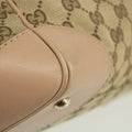 Gucci Brown x Pink Canvas x Leather Mayfair Tote Bag #1952 by Bolt Boutique