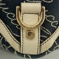 Gucci Canvas Abbey Insignia Blue Tote Bag #2577 by Bolt Boutique