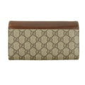 Gucci Canvas Coded Brown Continental Long Wallet #3817 by Bolt Boutique