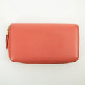Gucci Coral Pink Soho Interlocking G Leather Round Zipper Long Wallet #2363 by Bolt Boutique