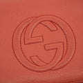 Gucci Coral Pink Soho Interlocking G Leather Round Zipper Long Wallet #2363 by Bolt Boutique