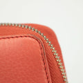 Gucci Coral Pink Soho Interlocking G Leather Round Zipper Long Wallet #2363 by Bolt Boutique